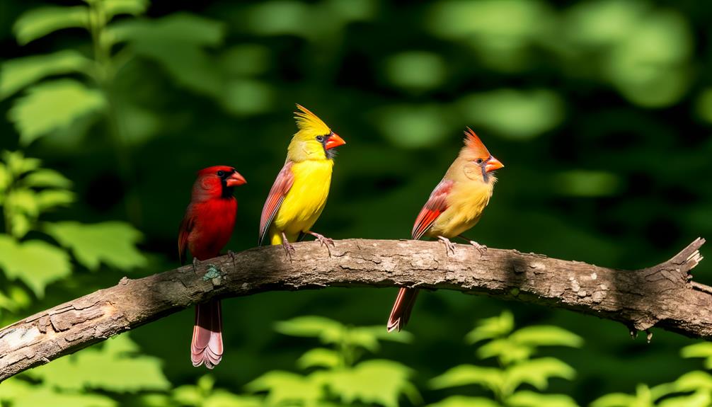 cardinal bird gender differences
