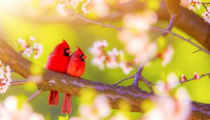 cardinal birds mating habits