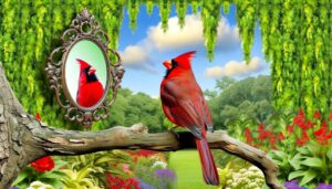 cardinals and mirrors interaction