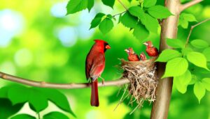 cardinals are territorial birds