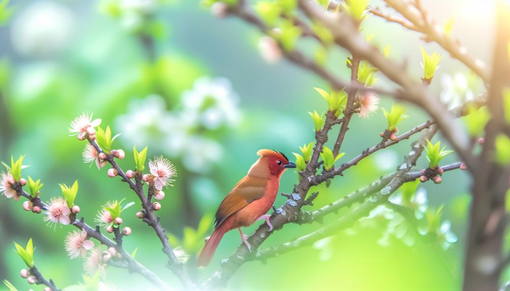 female like cardinal imposter bird